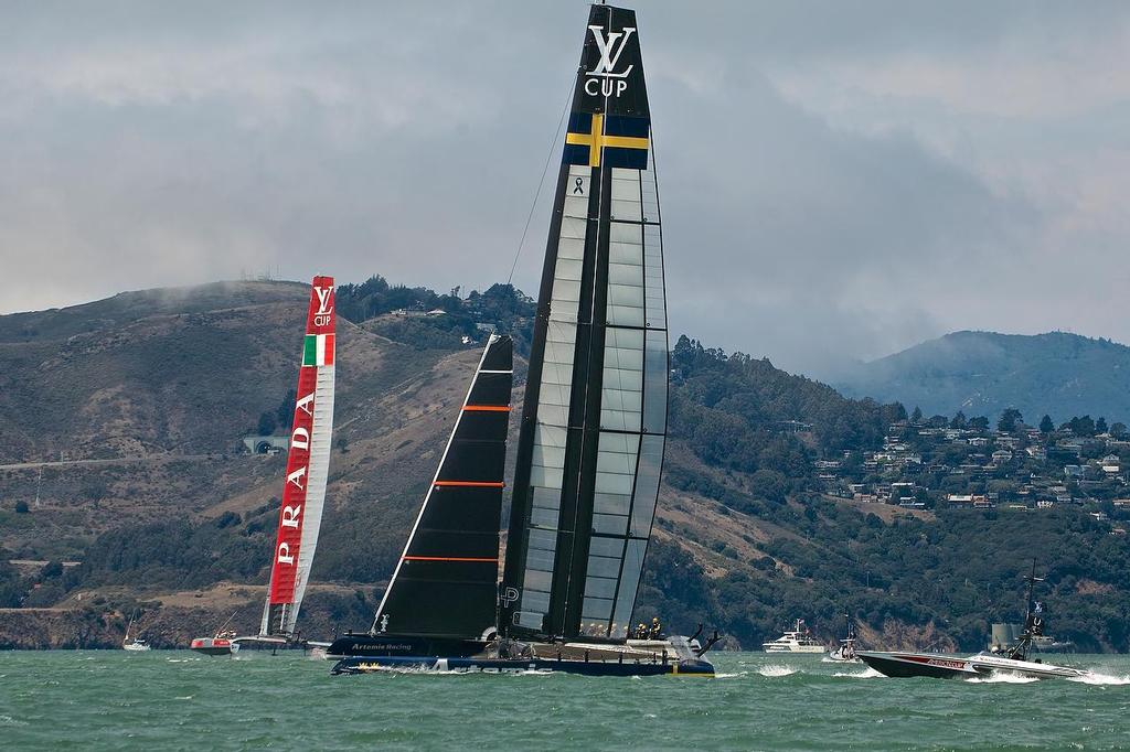 - Louis Vuitton Cup, Semi-Final 1, August 6, 2013 © Chuck Lantz http://www.ChuckLantz.com